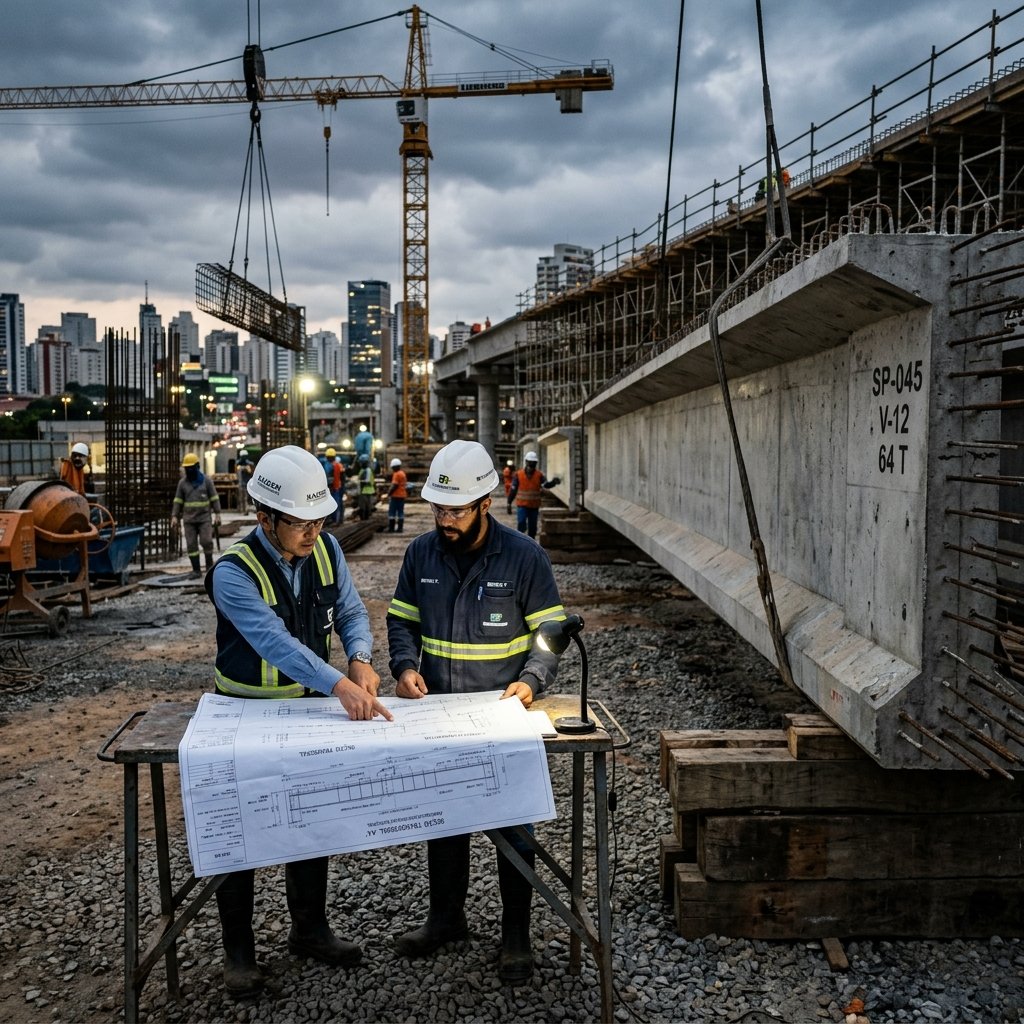 Engenheiros na obra ITIBAN
